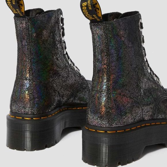 Dr. Martens | Molly Metallic Boots in ‘Gunmetal’ - Picture 10 of 14